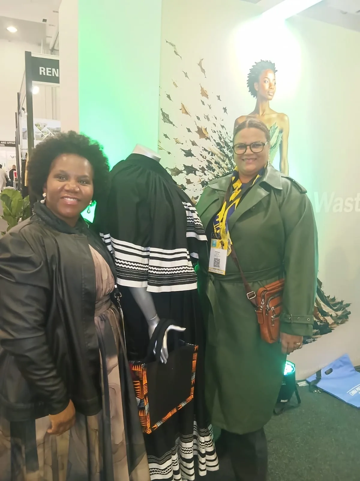 Sustainable and branded product displays at the trade exhibition