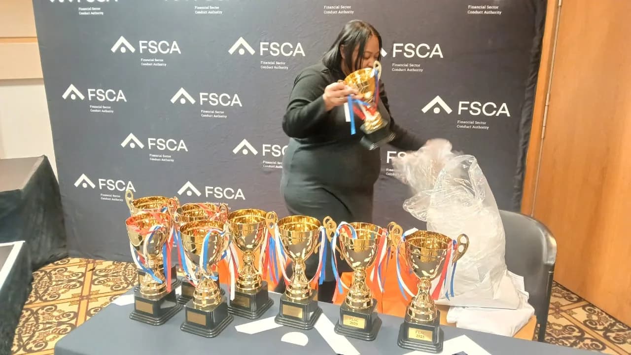 Group photograph of finalists and organisers at the financial literacy finals