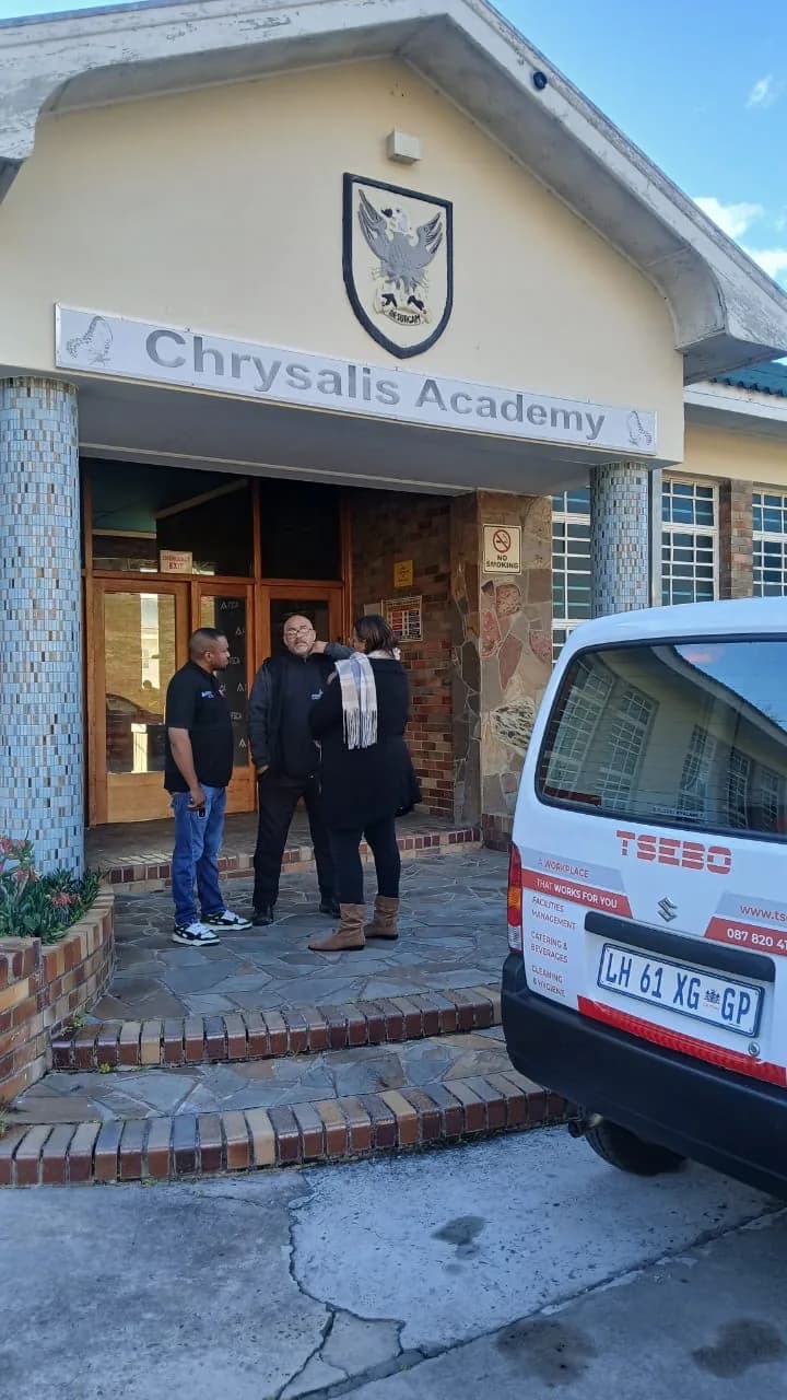Bayside team on site at Chrysalis Academy, one of the FSCA NEET workshop venues