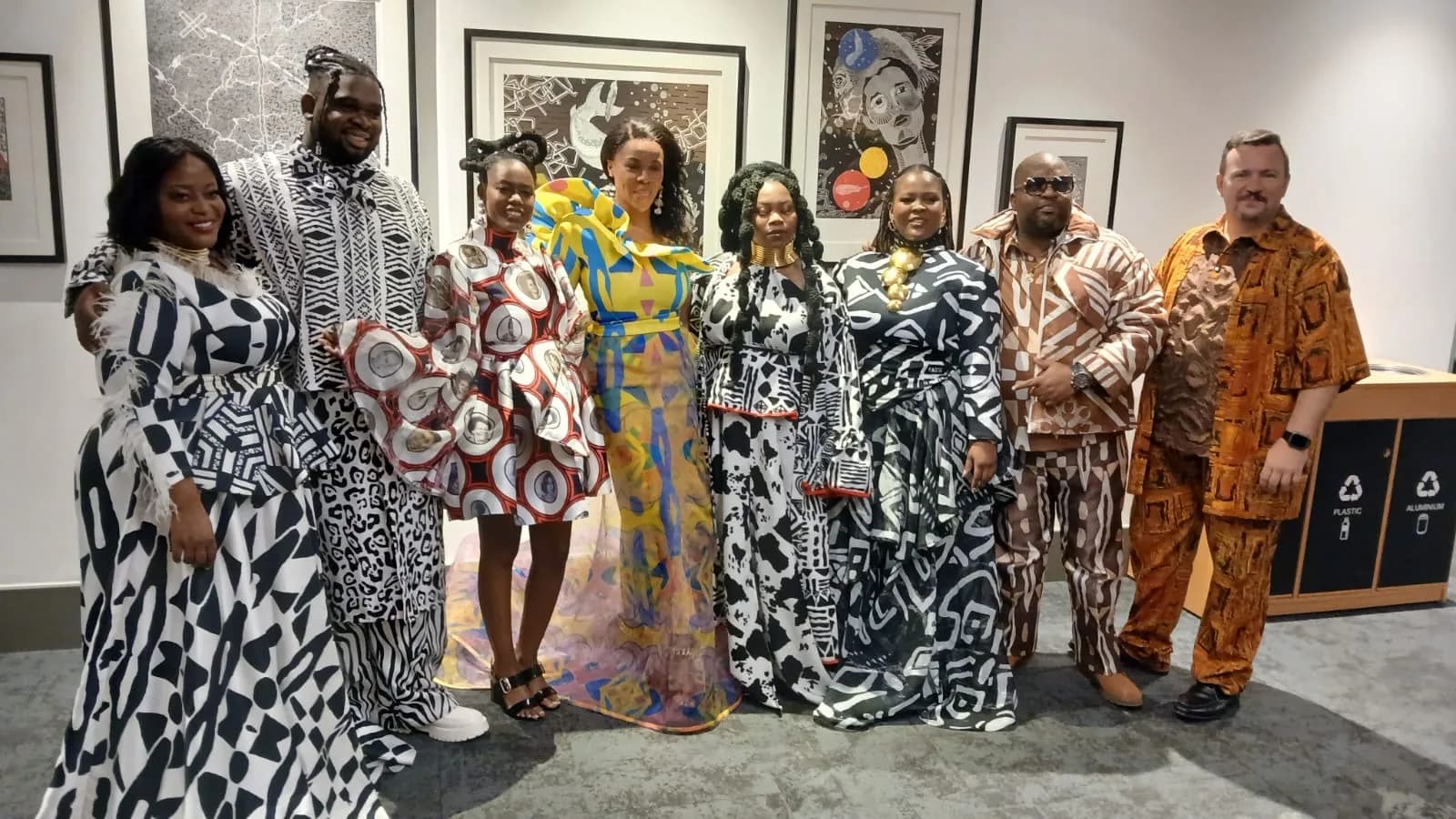 Full Afrochic showcase line-up in Imprint ZA pieces sourced by Bayside